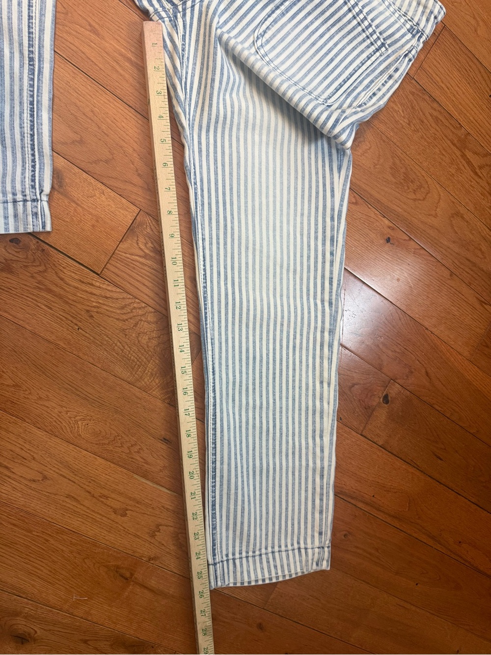 Pilcro and the Letterpress High-Rise Striped Straight Leg Jeans - Picture 7 of 7